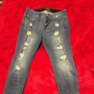 Torrid Bombshell Skinny Jeans, High rise fit